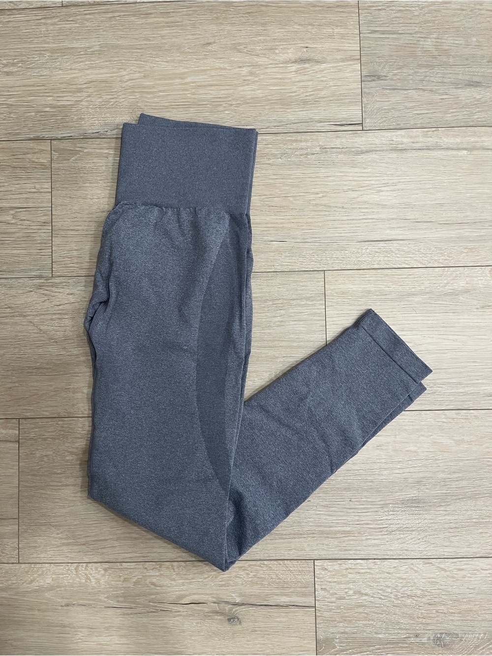 High-Waist Gray Leggings